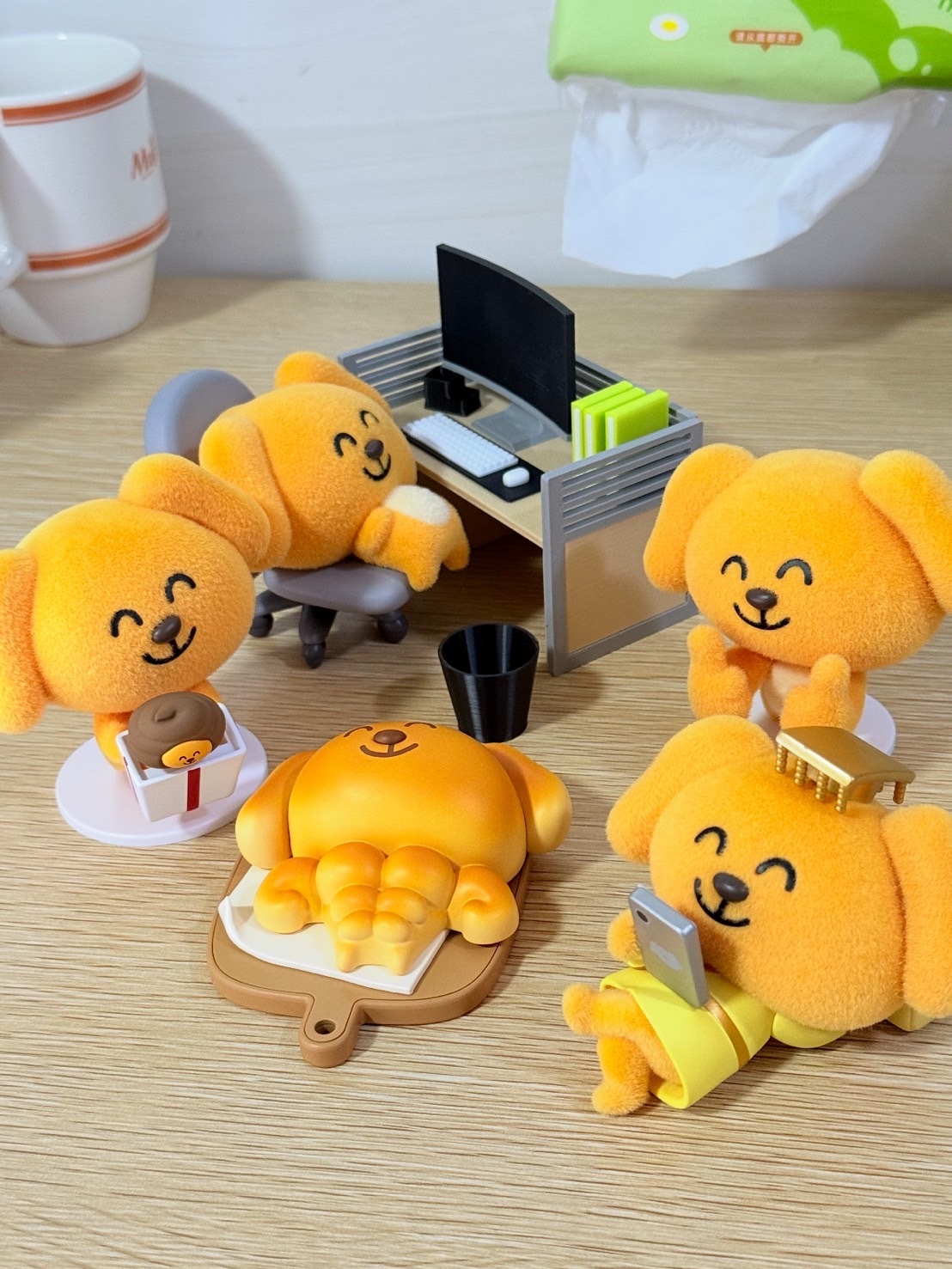 正版授權 大笨狗 植絨盲盒