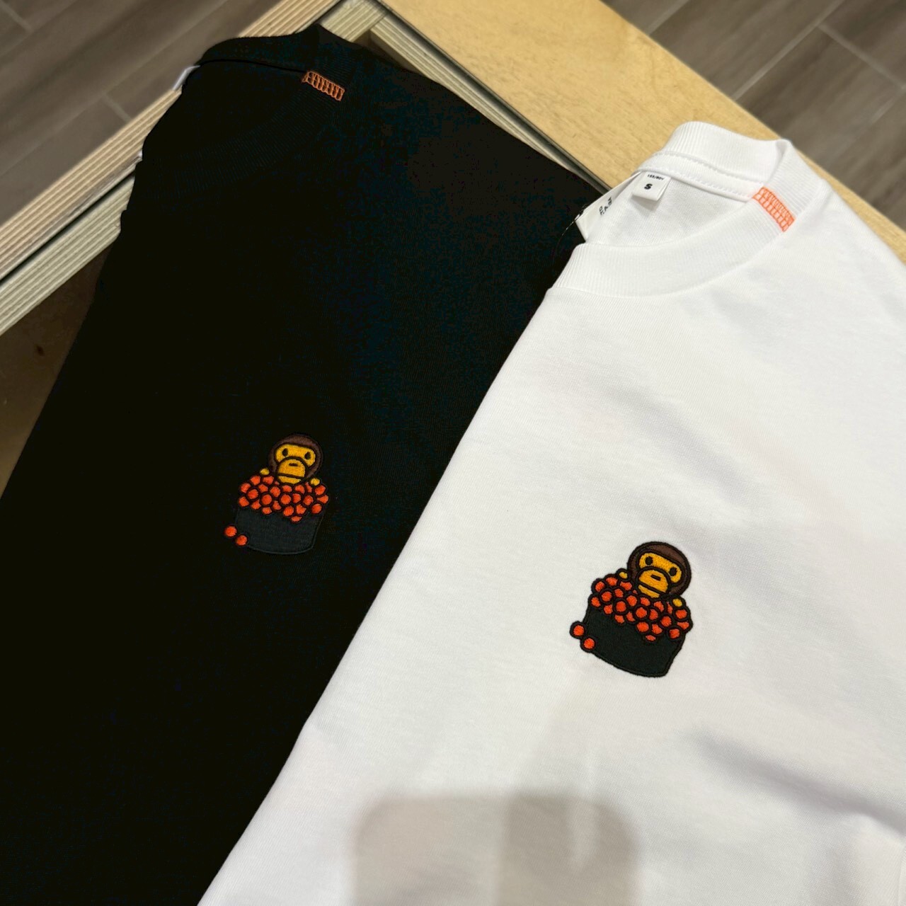 Aape 日式壽司圖案刺繡標誌短袖 W0458XXQ