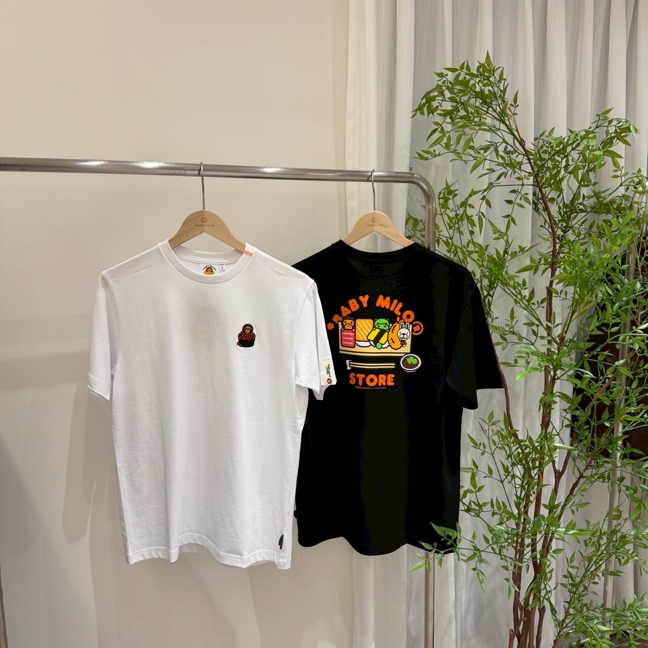 Aape 日式壽司圖案刺繡標誌短袖 W0458XXQ