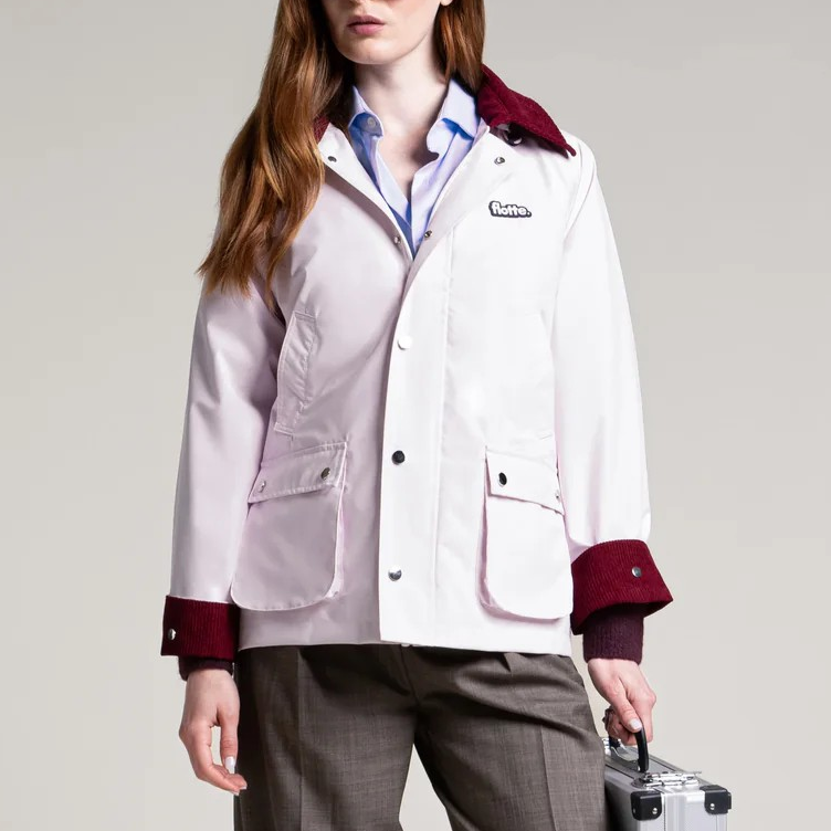 1FL0401-027 [FLOTTE] Archives - Waterproof Jacket Marshmallow Prune #25040 (EU)