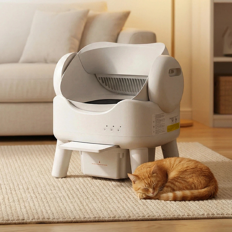 NekoPunch Open Air 1.0 開放式智能貓砂盆 | 肥貓都唔怕