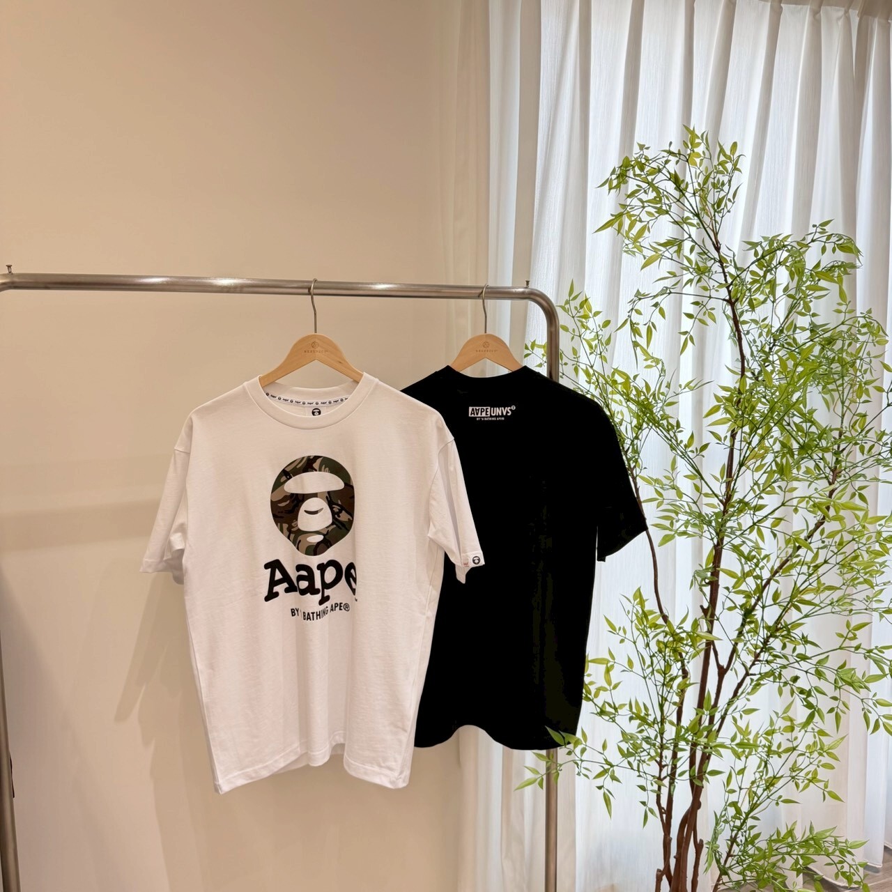 Aape 經典猿顏迷彩圓章短袖 M1640XXQ