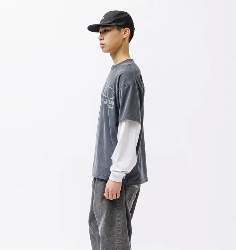 WTAPS SS26 SLDR / LS / COTTON | (BLACK / GRAY)