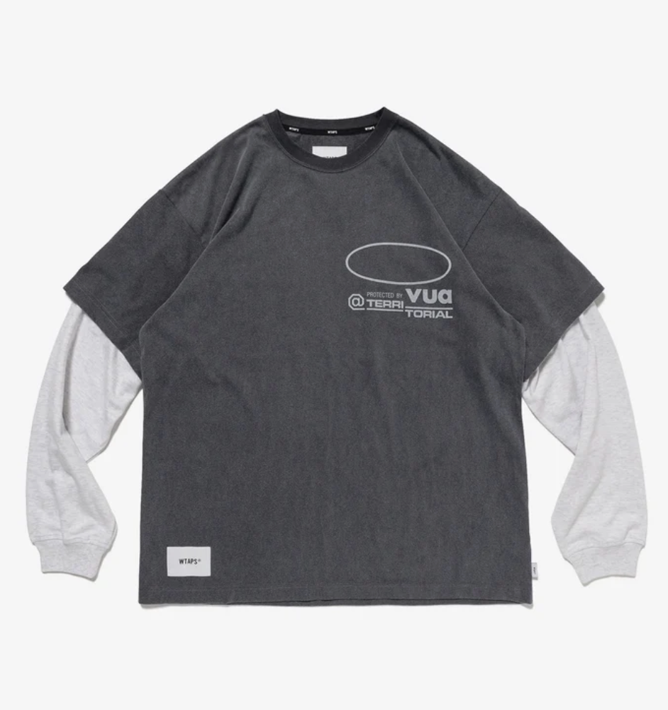 [現貨] WTAPS SS26 SLDR / LS / COTTON | (BLACK / GRAY)