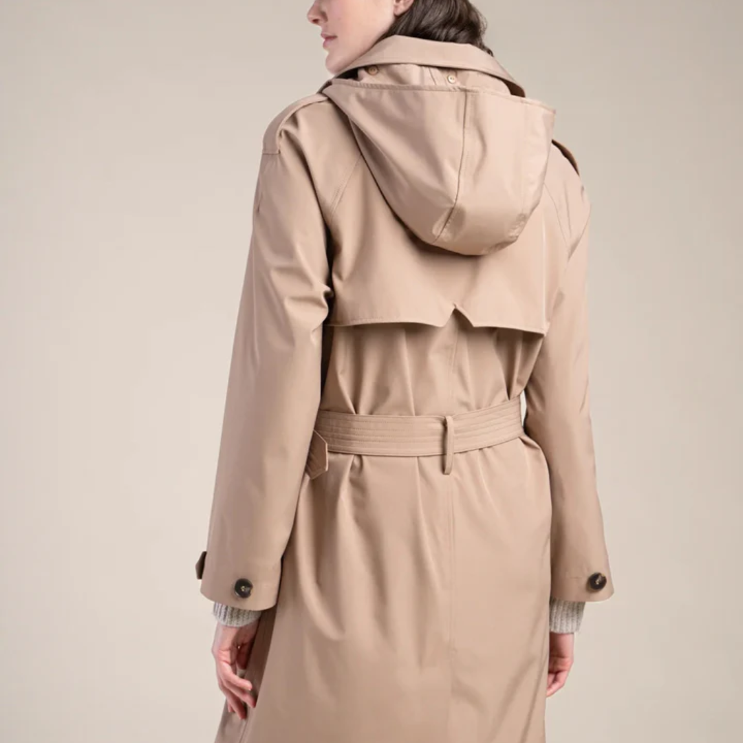 1FL0401-054 [FLOTTE] Montaigne - Waterproof Trenchcoat Sahara #24009 (EU)