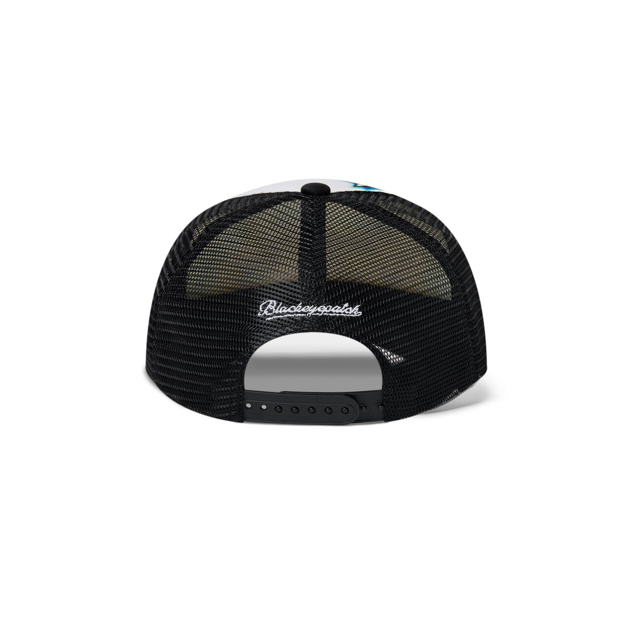 BLACK EYE PATCH GRAFFITI MESH CAP