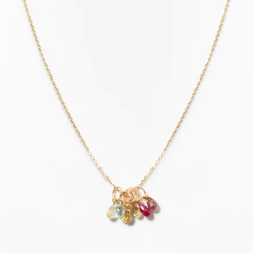 1YA0326-413 [YAY PARIS] Mia Pendant 18K Gold Ruby #901pdgtmnJ55 (EU)