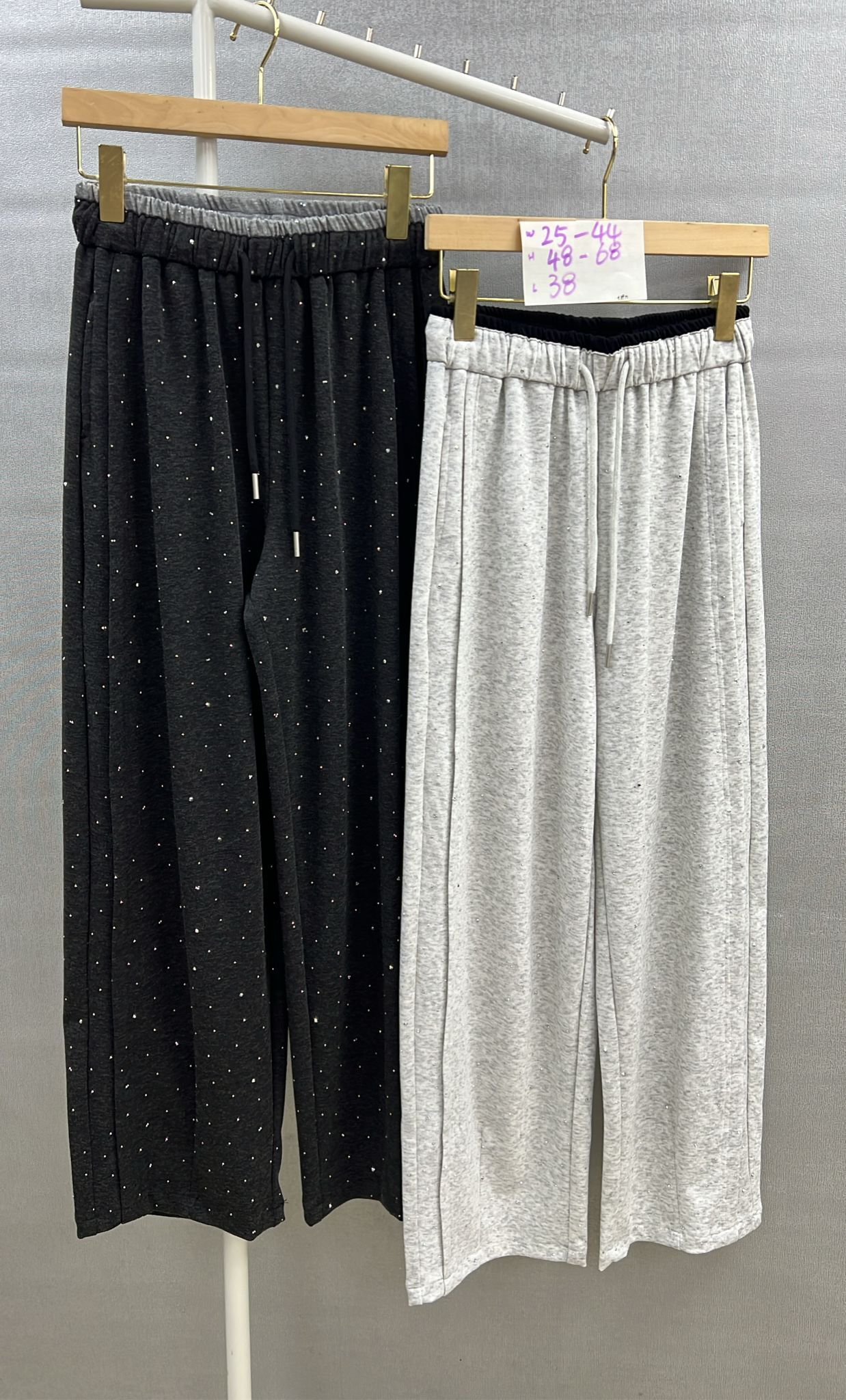 CF8129 橡筋腰直腳長褲 腰25-44 H48-68 長38