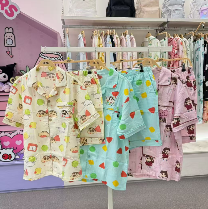 韓國代購 SPAO 蠟筆小新短袖睡衣套裝SP0331