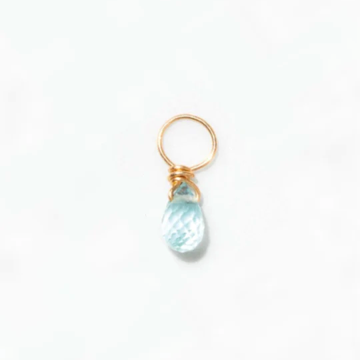1YA0326-405 [YAY PARIS] Mia Pendant 18K Gold Light Blue Sapphire #901pdmimnJ78 (EU)