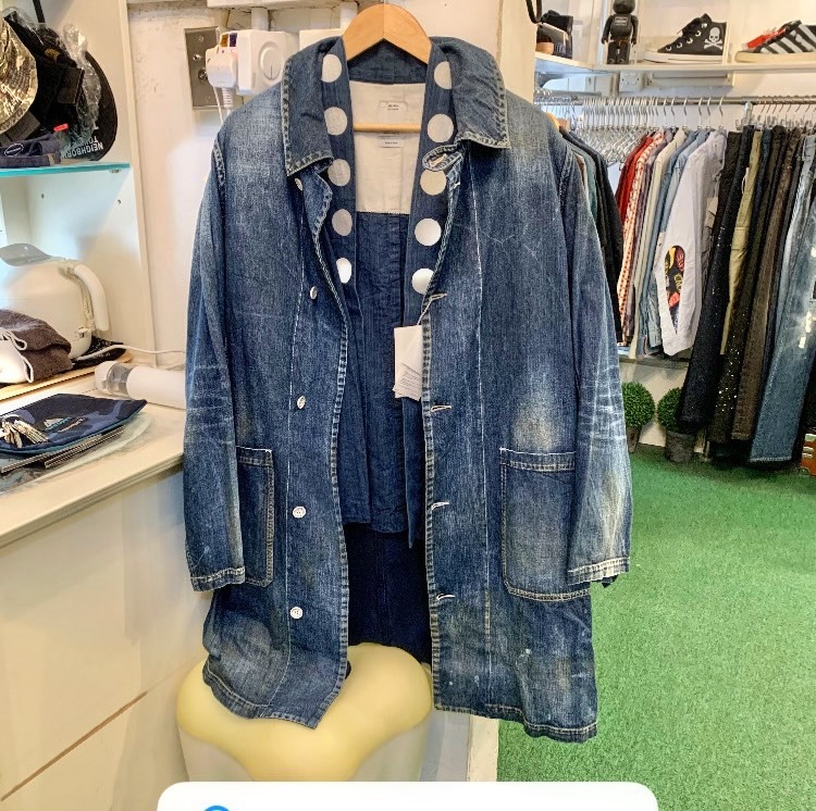 LAST SALE: VISVIM GREASE MONKEY COAT DRY DENIM - SIZE 2 IN STOCK NOW (現貨發售中)
