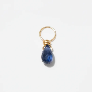 1YA0326-406 [YAY PARIS] Mia Pendant 18K Gold Dark Blue Sapphire #901pdenJ121 (EU)