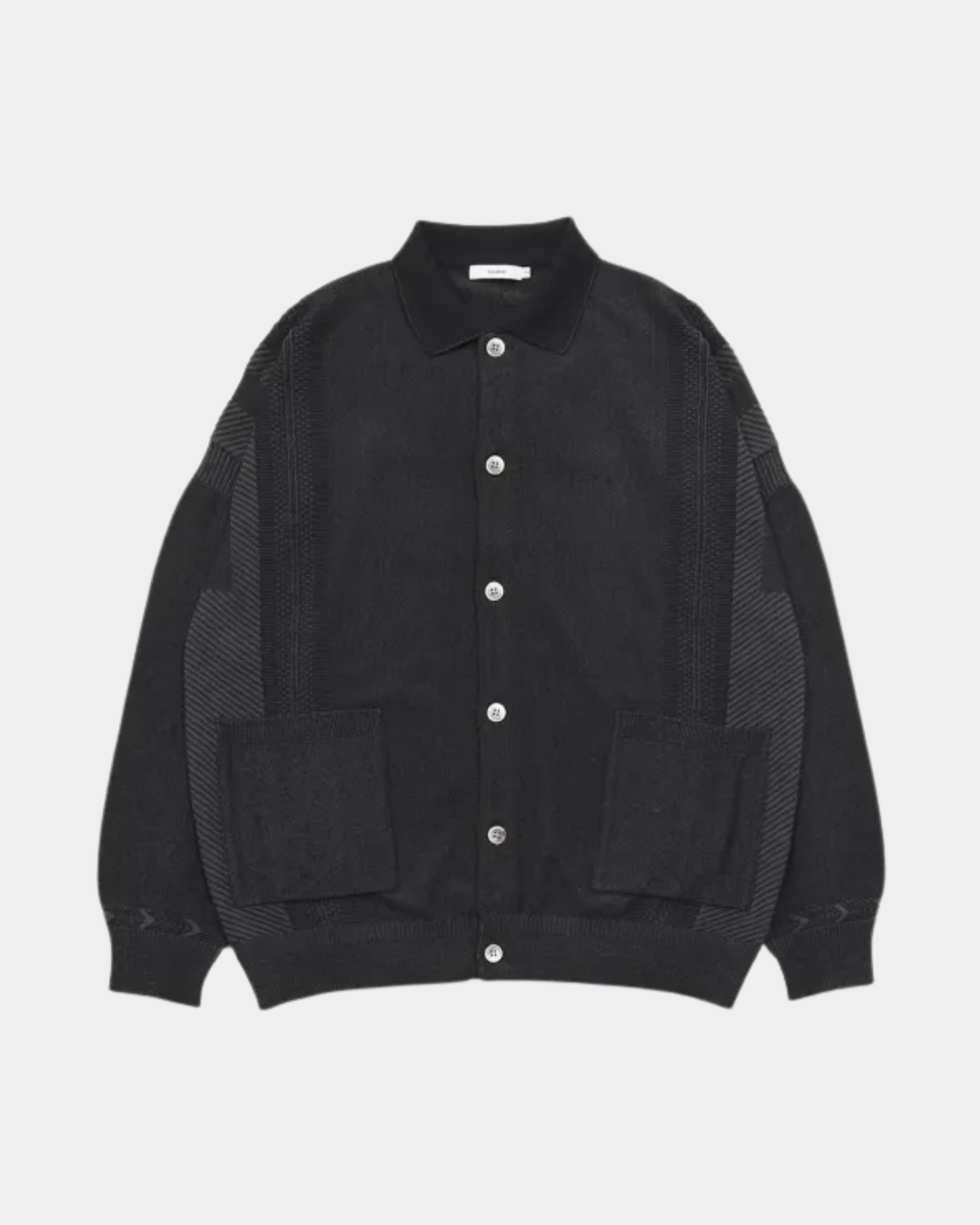 YASHIKI - Kokuu Collar Cardigan / 2COLORS