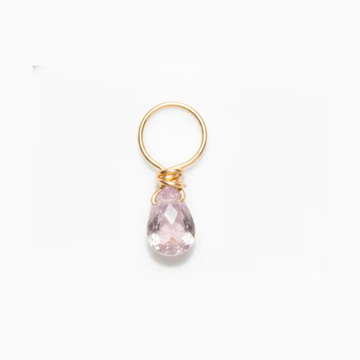 1YA0326-409 [YAY PARIS] Mia Pendant 18K Gold Light Pink Sapphire #901pdenJ123 (EU)