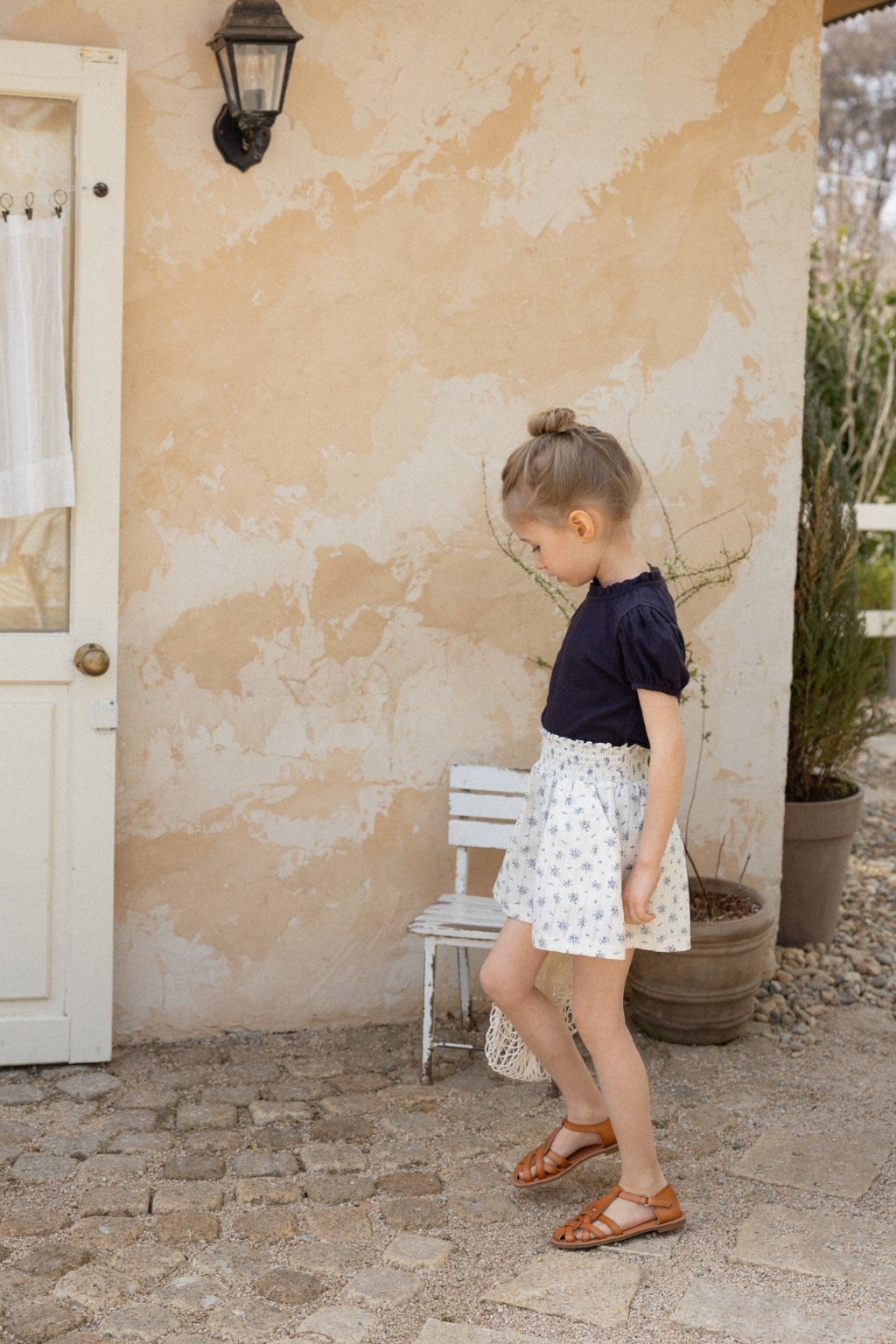 正韓夏Perrobebe 盛夏花朵短褲