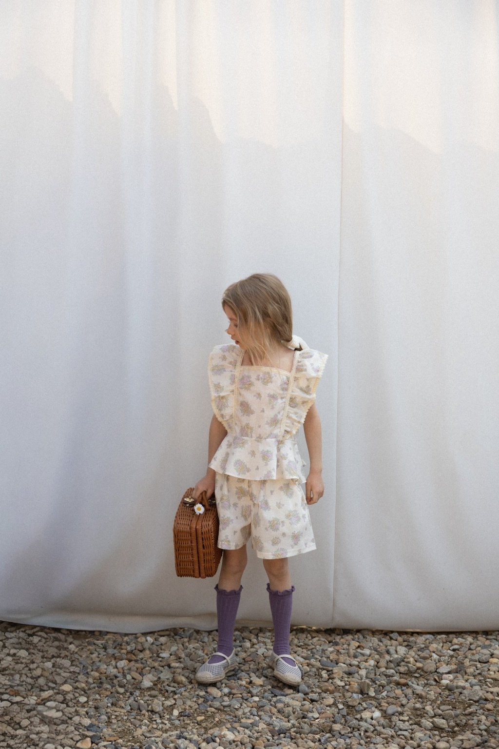 正韓夏Perrobebe 盛夏花朵短褲