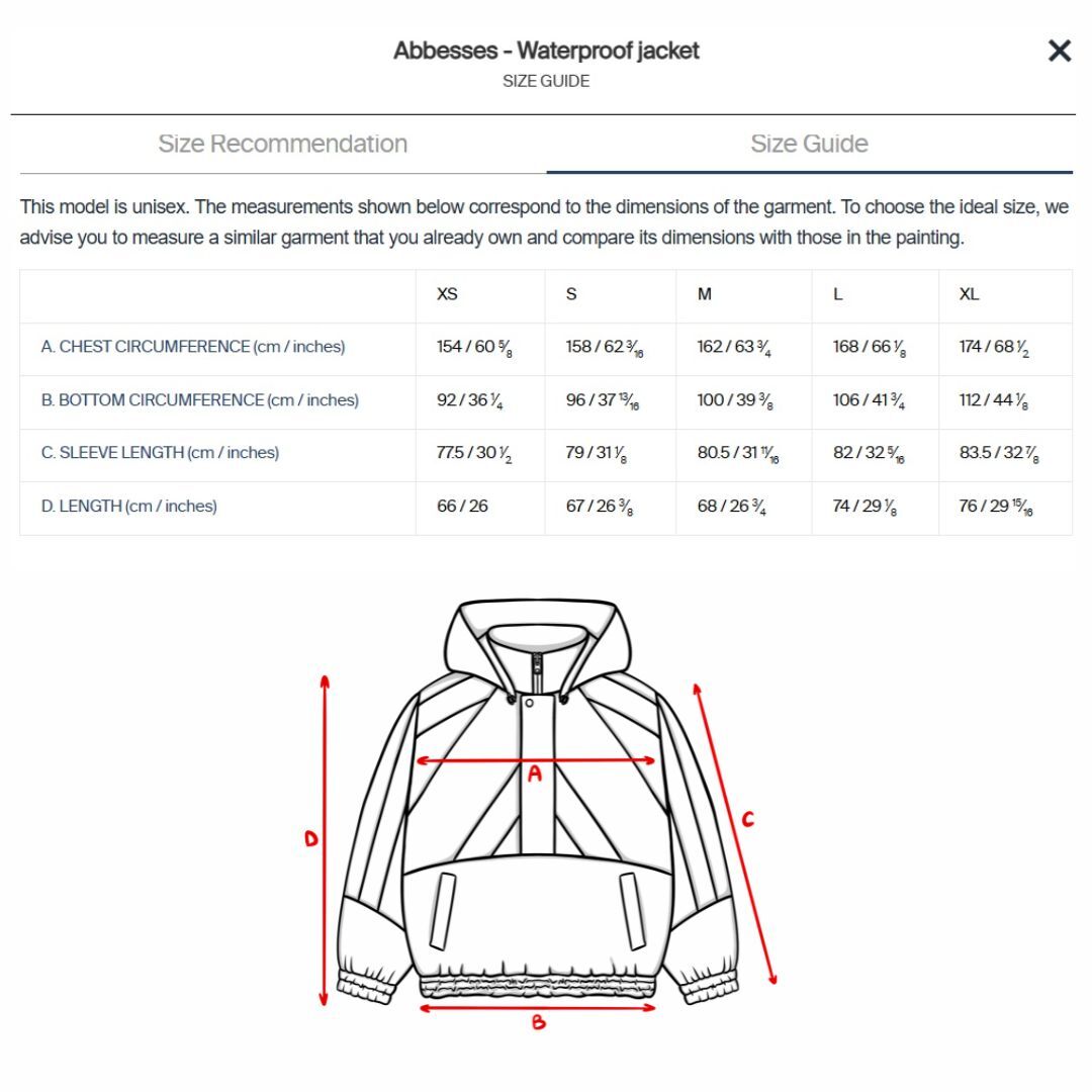 1FL0401-032 [FLOTTE] Abbesses - Waterproof Jacket Sapin Butter #22112 (EU)