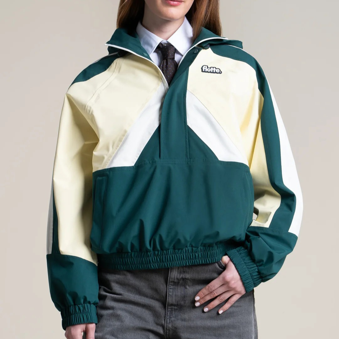 1FL0401-032 [FLOTTE] Abbesses - Waterproof Jacket Sapin Butter #22112 (EU)