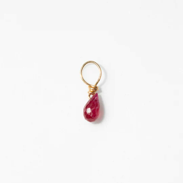 1YA0326-413 [YAY PARIS] Mia Pendant 18K Gold Ruby #901pdgtmnJ55 (EU)
