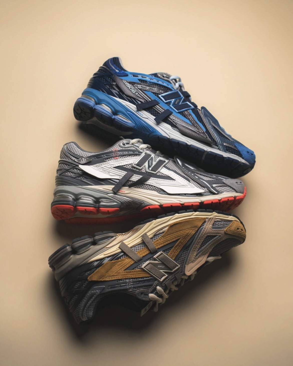 【逢甲 FUZZY】New Balance 1906A "Tech Explosion" 解構 深藍色 U1906AB 灰橘色 U1906AC 芥末黃 U1906AA