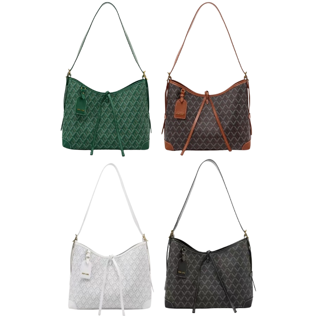 HKBG0402-005 EMO狗牙購物包(送隨機馬仔鑰匙鏈一個) (A5棕色/B5白色/C5黑色/F5綠色)