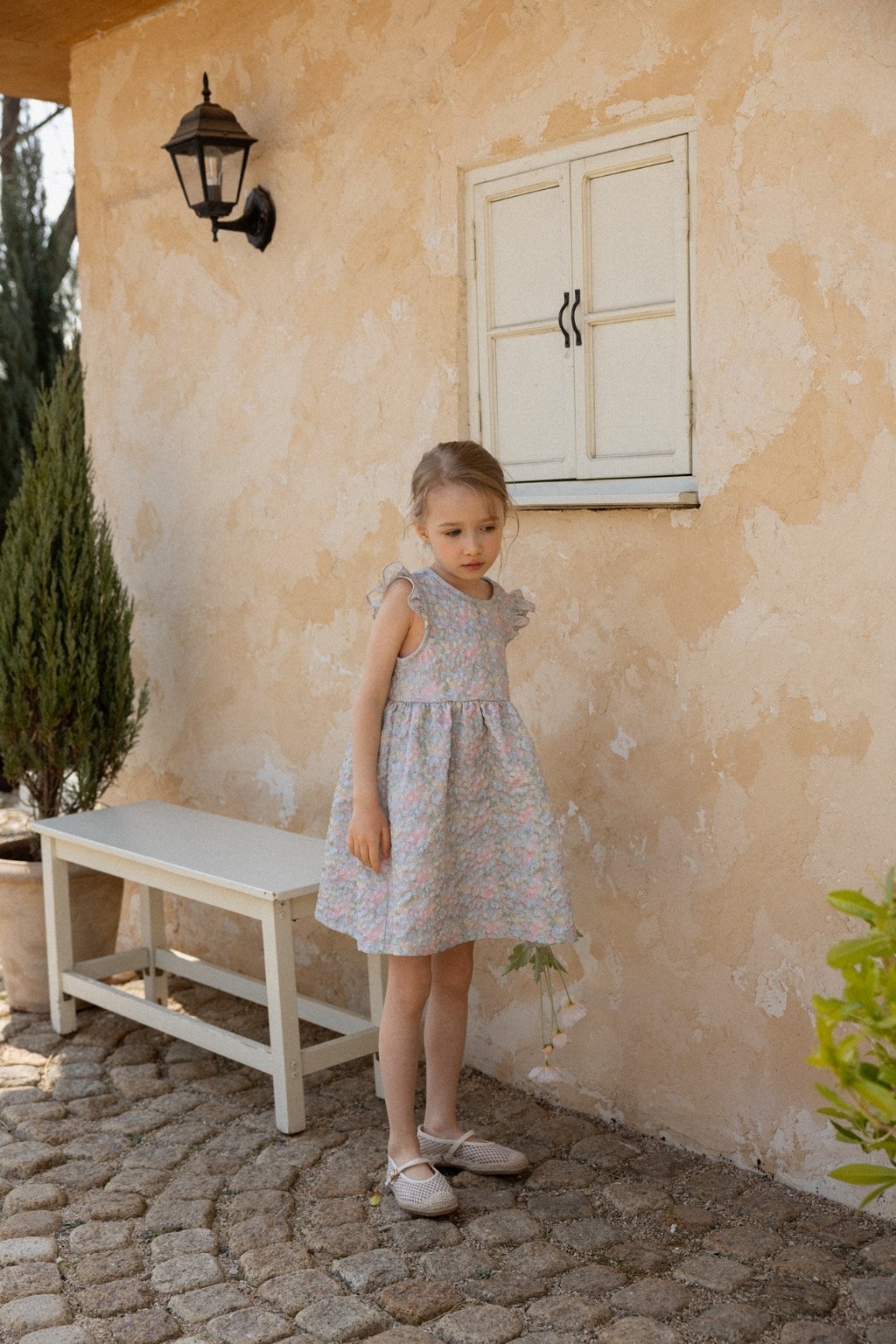 正韓夏Perrobebe 滿滿花卉後綁帶洋裝