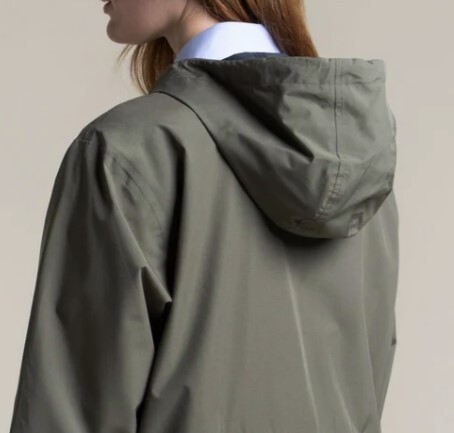 1FL0401-058 [FLOTTE] Passy Classique - Raincoat Short Kaki #20007 (EU)