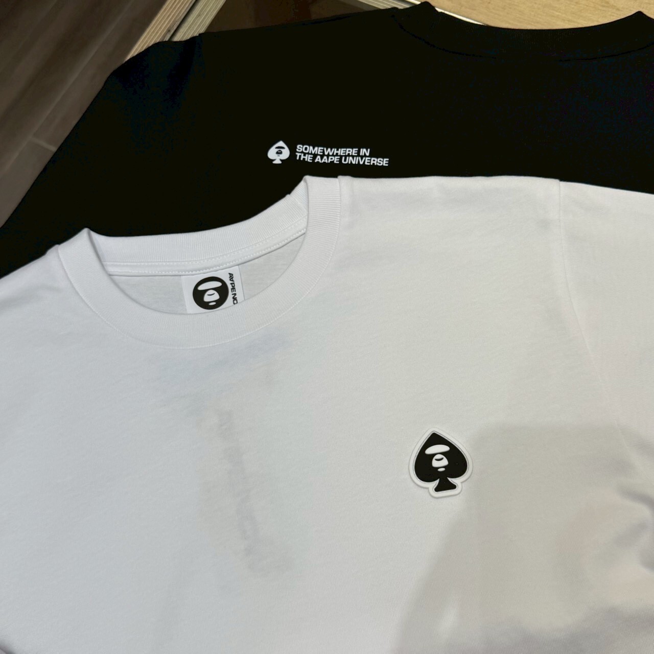 Aape 立體黑桃矽膠小 Logo 短袖 M1809XXQ