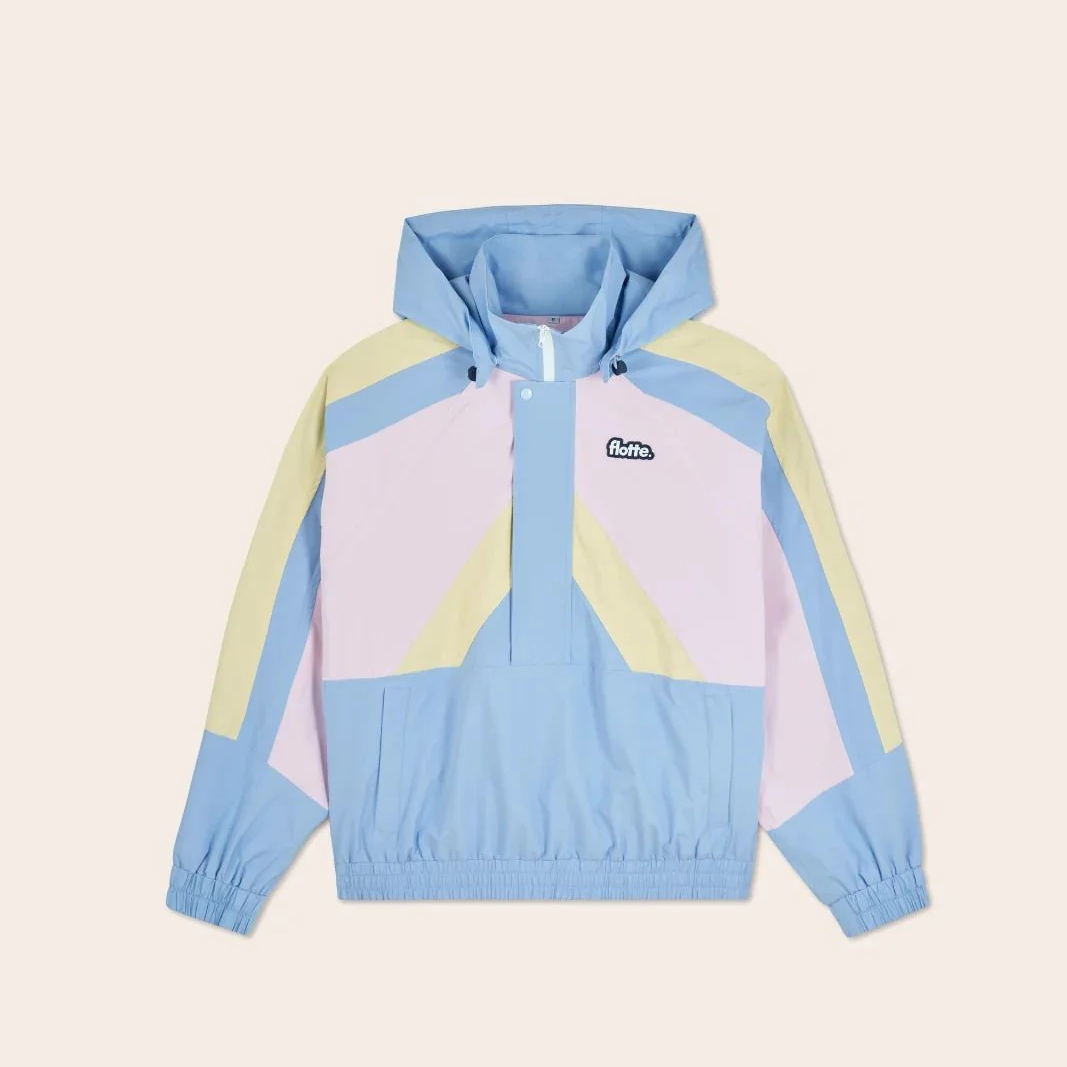 1FL0401-038 [FLOTTE] Abbesses - Waterproof Jacket Ciel Butter Marshmallow #22112 (EU)