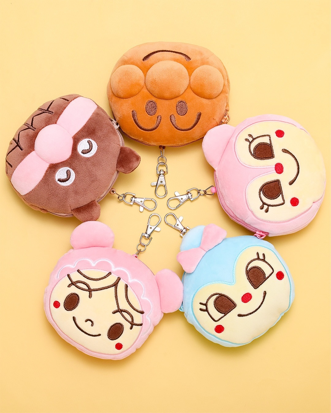 預購┃日本 麵包超人博物館 細菌人 麵包超人 嬰兒超人 伸縮票卡夾 零錢包