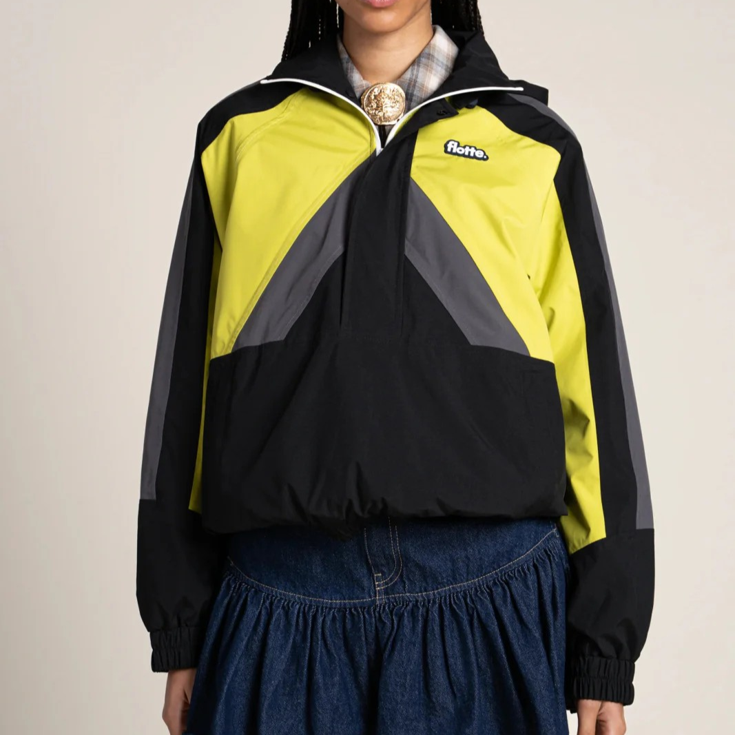 1FL0401-039 [FLOTTE] Abbesses - Waterproof Jacket Ombre Matcha Anthracite #22112 (EU)