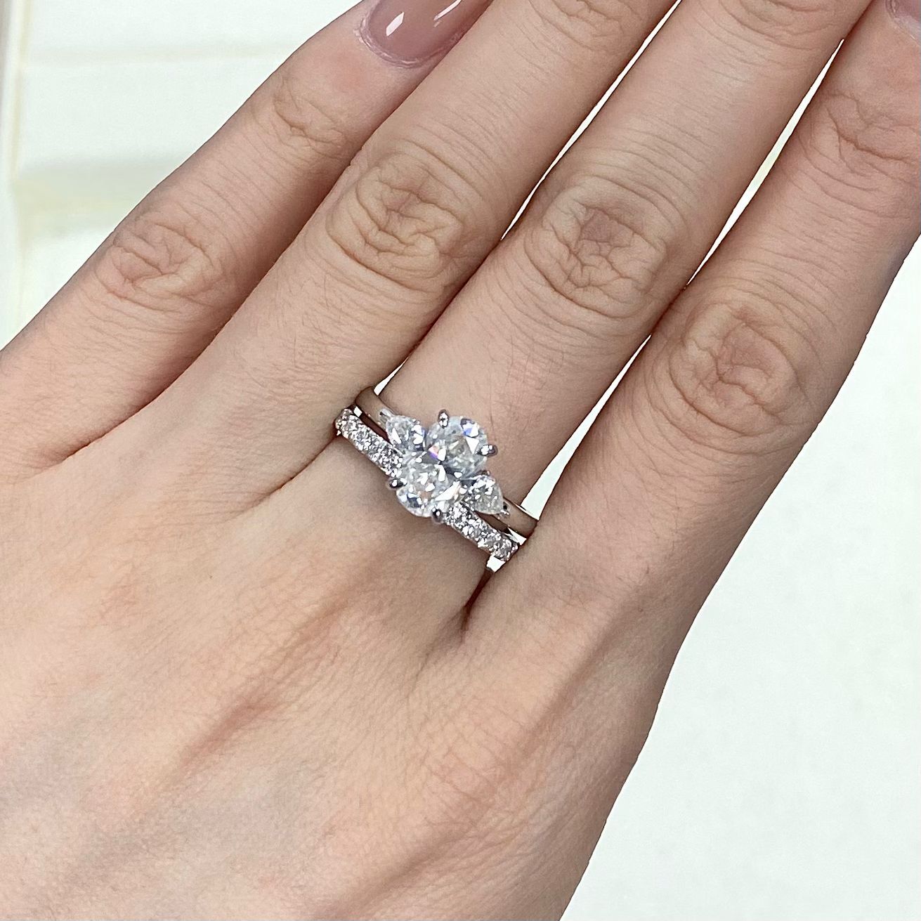 AQ54 R6948 三戴款戒指（莫桑）$398