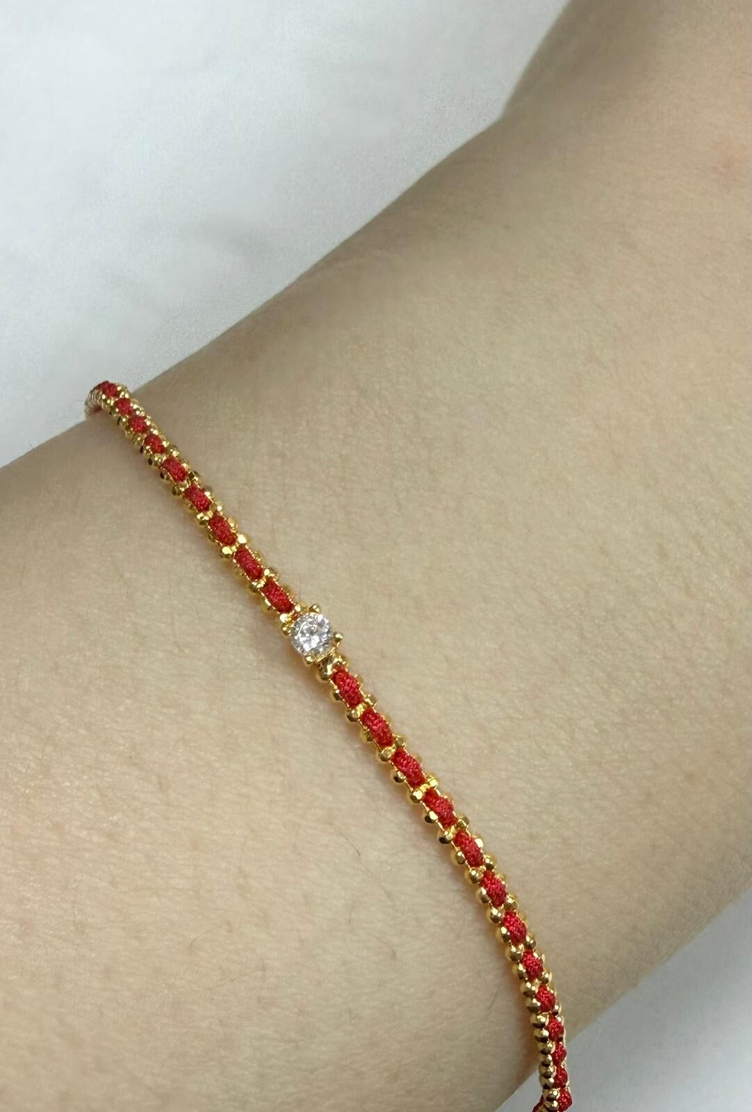 AQ55 B1955 轉運珠紅繩18CM手鏈 $298