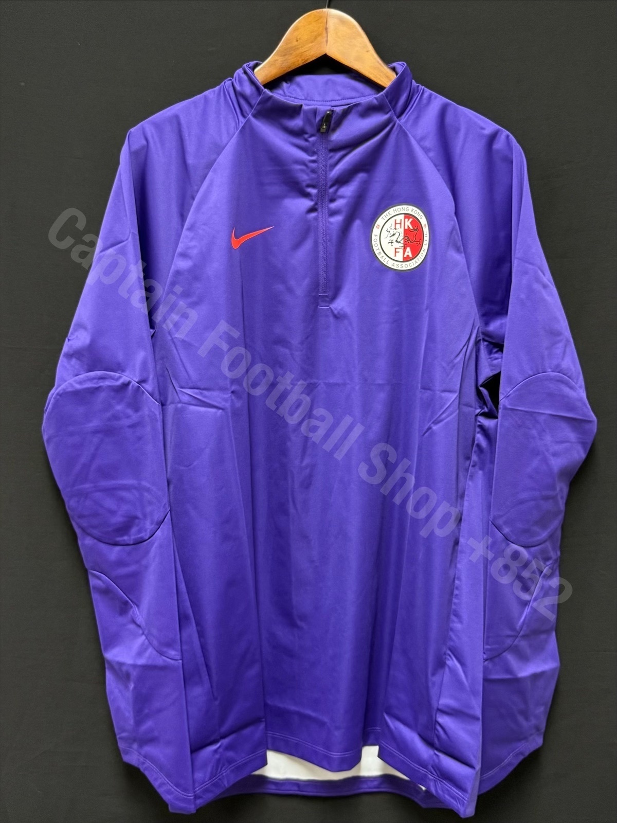 (Player Issue) Hong Kong Football Team 2023-2024 Nike Player Issue Half Zip Training Shirt
