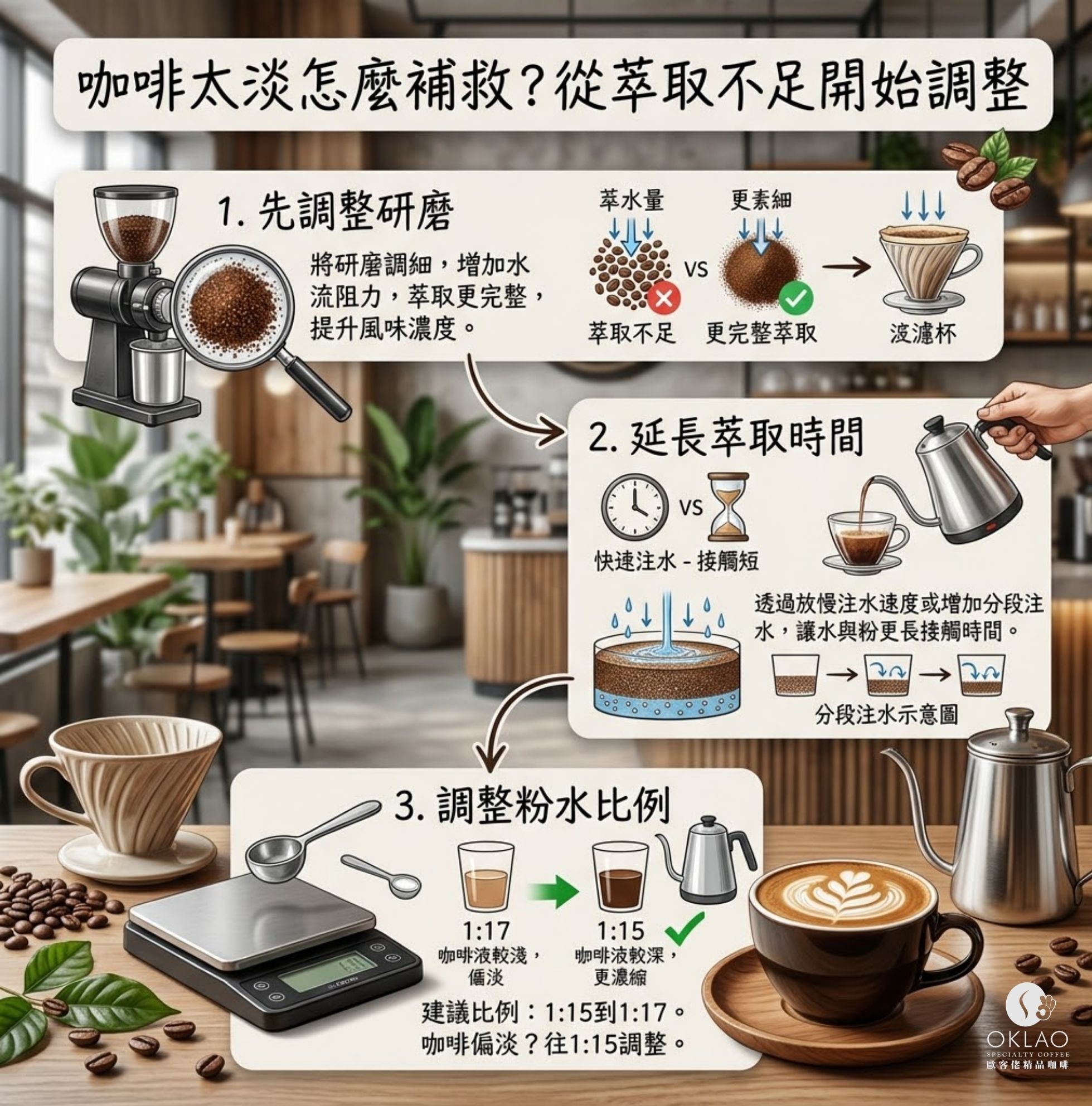 如何沖出不苦咖啡 咖啡太淡怎麼補救 咖啡為什麼會苦 咖啡過萃怎麼判斷 咖啡萃取不足怎麼辦 咖啡萃取 咖啡萃取 咖啡萃取原理 咖啡過萃與不足差別 咖啡萃取時間多久