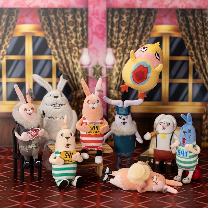 Usavich 監獄兔 經典角色 吊飾 鑰匙圈 普京 基廉列克 凱達姆斯基 柯曼尼奇 / 預購
