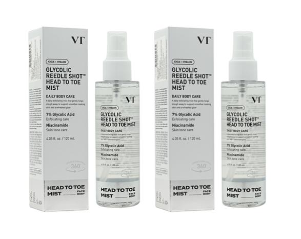 XM033 VT GLYCOLIC REEDLE HEAD TO TOE MIST 120ML 一套2件 EXP: 30/9/2028