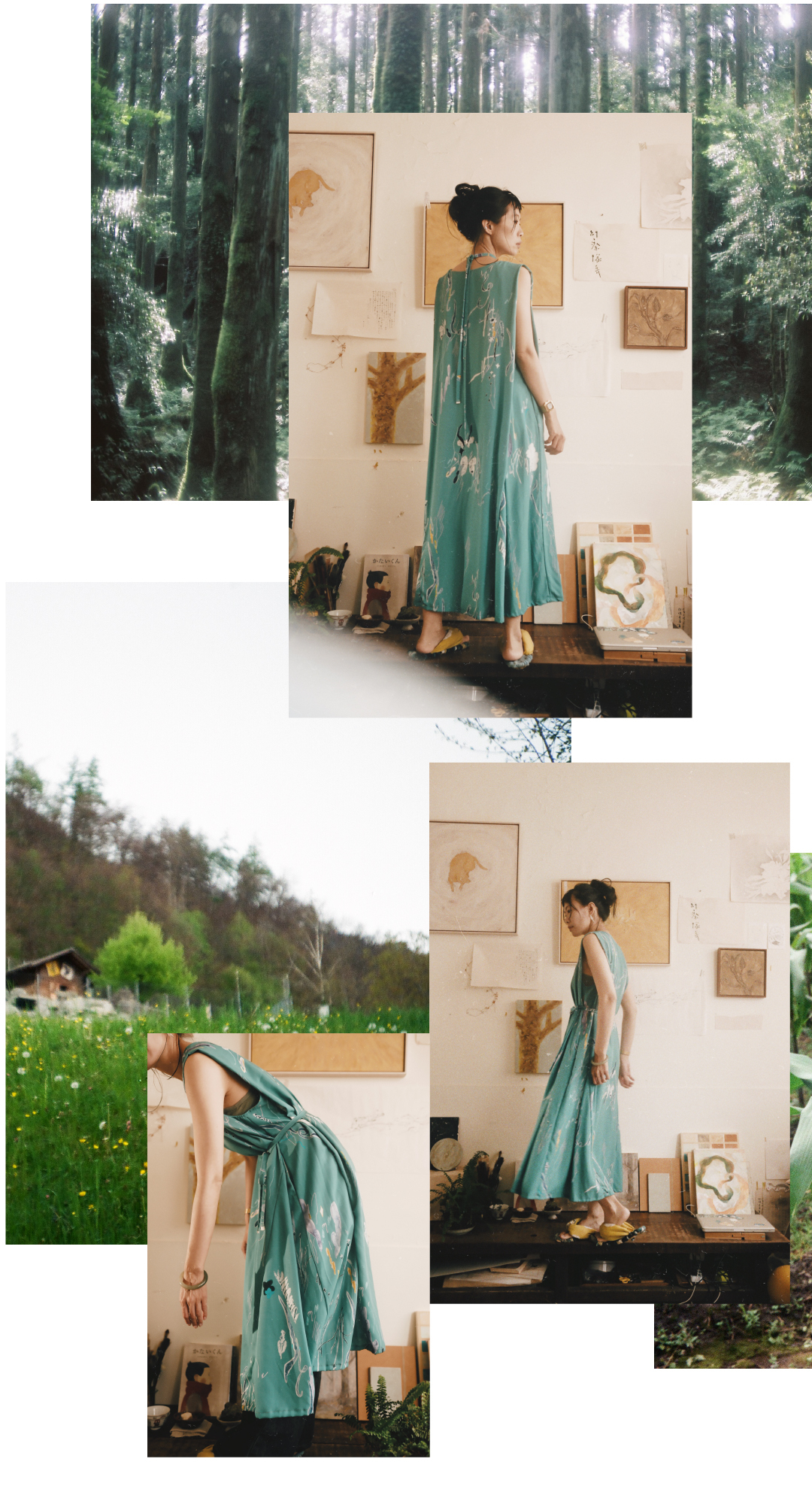 舒服自在的綠色洋裝，適合日常與出遊！