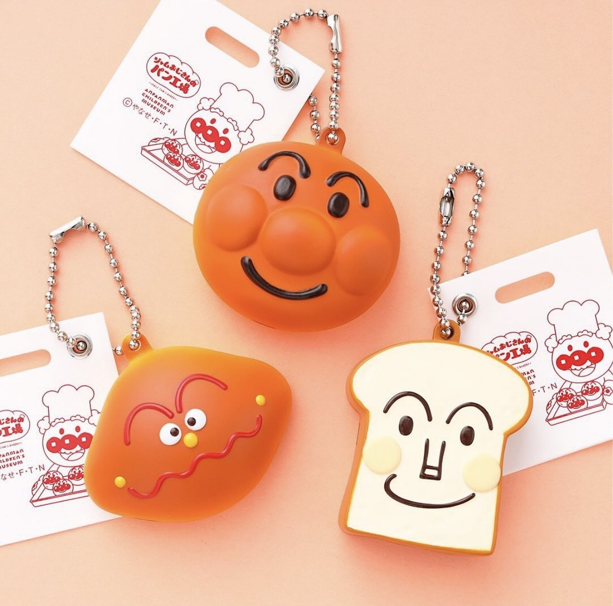 預購┃日本 麵包超人博物館 細菌人 起司狗 馬丁 吊飾
