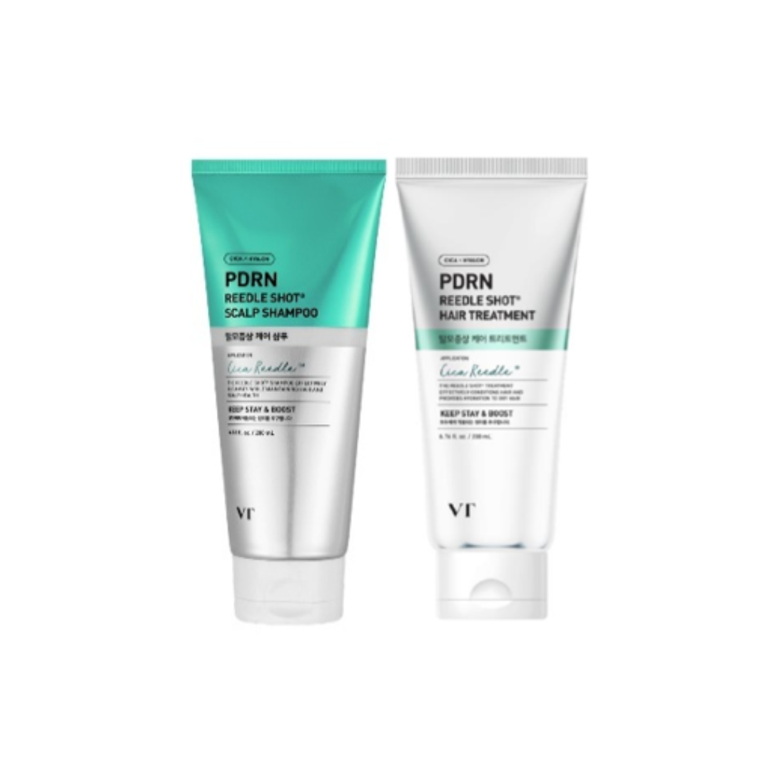 XM022 VT PDRN REEDLE SHOT 洗髮護理套裝，200MLX2 EXP: 31/12/2027