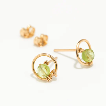 1YA0326-452 [YAY PARIS] Swan Fleas Peridot Gold Laminate #300sisw1125 (EU)