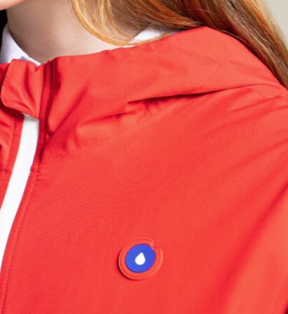 1FL0401-066 [FLOTTE] Passy Couleur - Raincoat Short Rouge #20007 (EU)