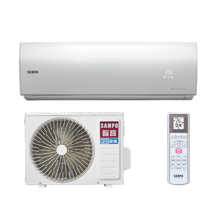 SAMPO 聲寶 12-15坪 時尚NF系列 變頻(冷專)一對一冷氣(AU-NF86D1+AM-NF86D1)