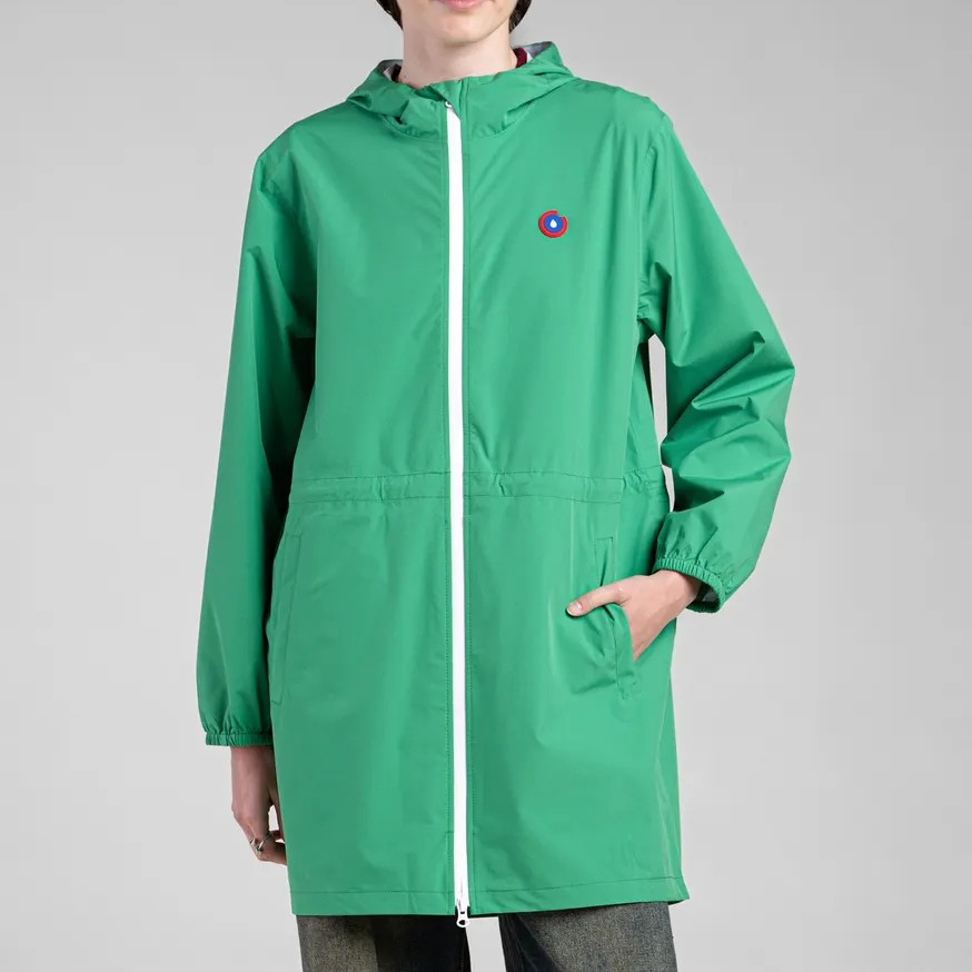 1FL0401-086 [FLOTTE]Amelot Colour - Long Raincoat Cactus #20300 (EU)