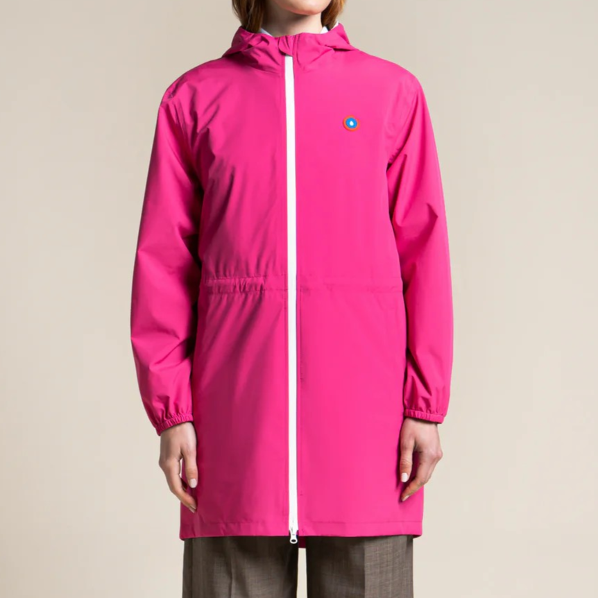 1FL0401-085 [FLOTTE] Amelot Colour - Long Raincoat Fuschia #20300 (EU)