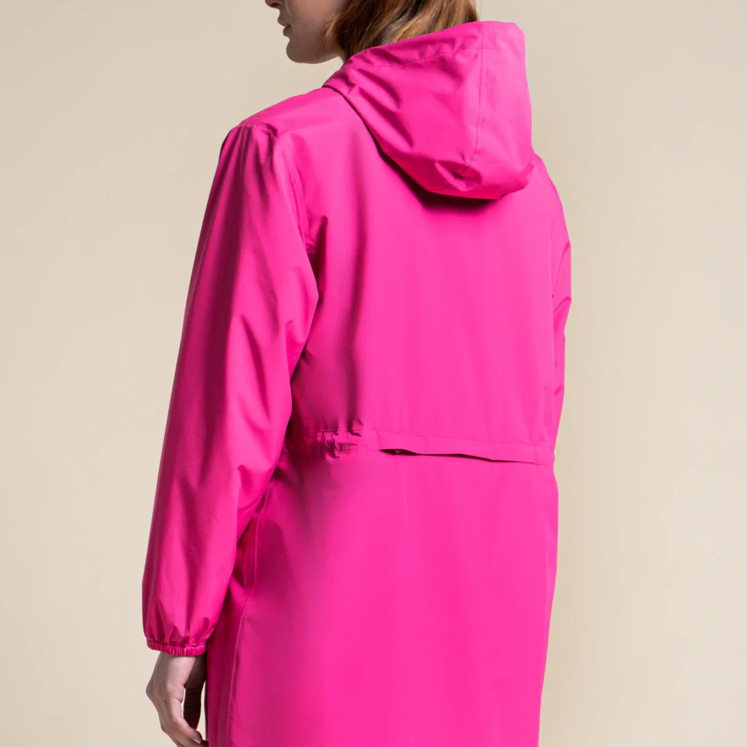 1FL0401-085 [FLOTTE] Amelot Colour - Long Raincoat Fuschia #20300 (EU)