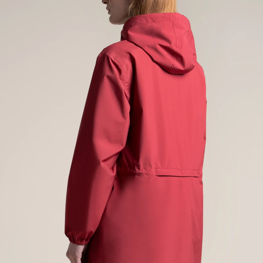 1FL0401-084 [FLOTTE] Amelot Colour - Long Raincoat Cerise #20300 (EU)