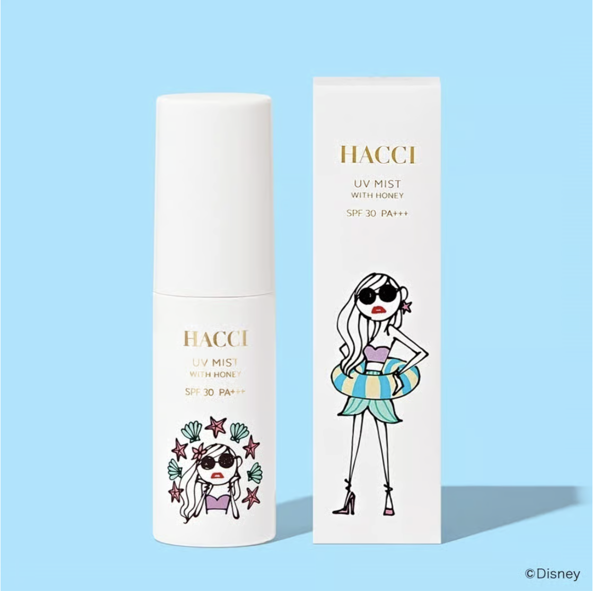 [連線優惠]HACCI 迪士尼聯名防曬噴霧（40mL／80mL）