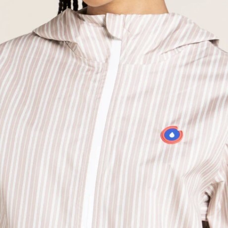 1FL0401-072 [FLOTTE] Passy Imprime - Raincoat Short Oxford Beige #20008 (EU)