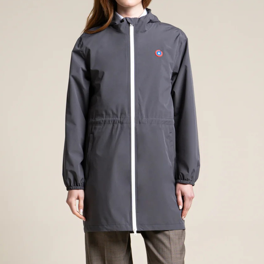 1FL0401-088 [FLOTTE] Amelot Classique - Long Raincoat Anthracite #20300 (EU)